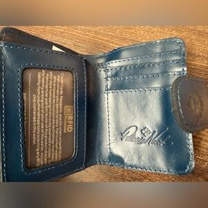 Patricia Nash Blue Leather Wallet